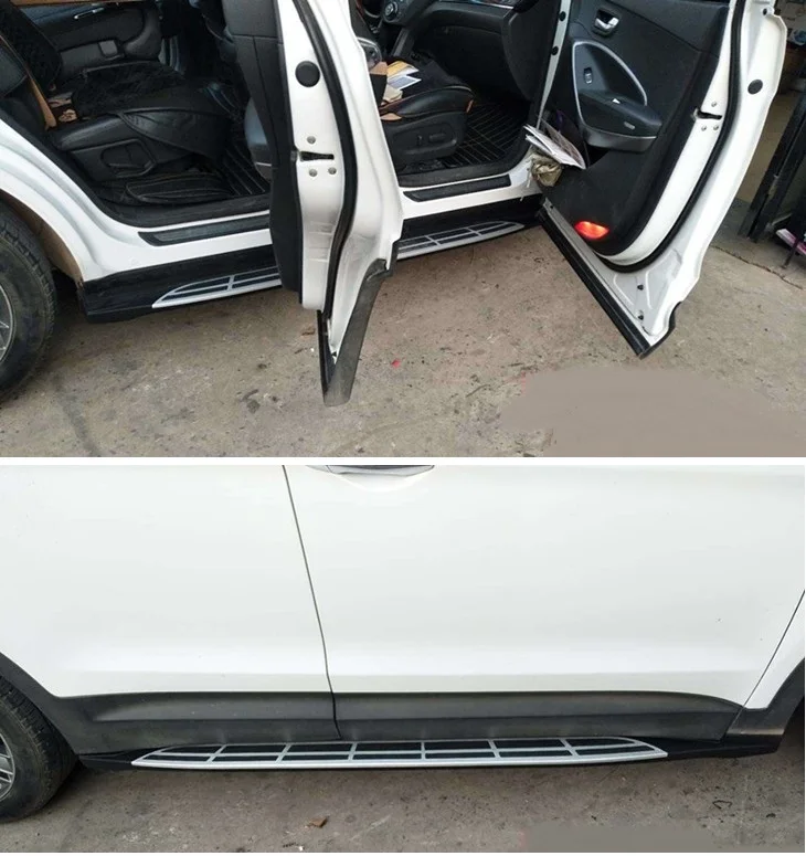 Хорошее качество для hyundai Grand Santa Fe 2013 Беговая доска боковой шаг nerf бар боковая педаль
