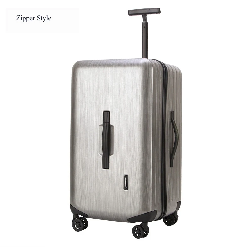2" 24" 2" 28" дюймов Большая емкость spinner Дорожный чемодан с замком ручной Koffer багажная тележка с колесом - Цвет: Dark gray
