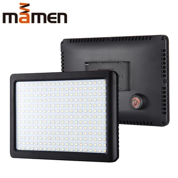 

MAMEN 260 LED Photographic Ring Light For Youtuber Video Studio Lighting Live Streaming Dimmable On Camera Photo DSLR Light Lamp