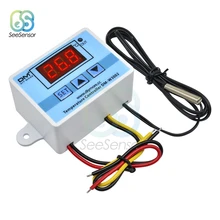 10A 12V 24V 220VAC Digitale Led Temperatuur Controller XH-W3002 Voor Incubator Koeling Verwarming Schakelaar Thermostaat Ntc Sensor