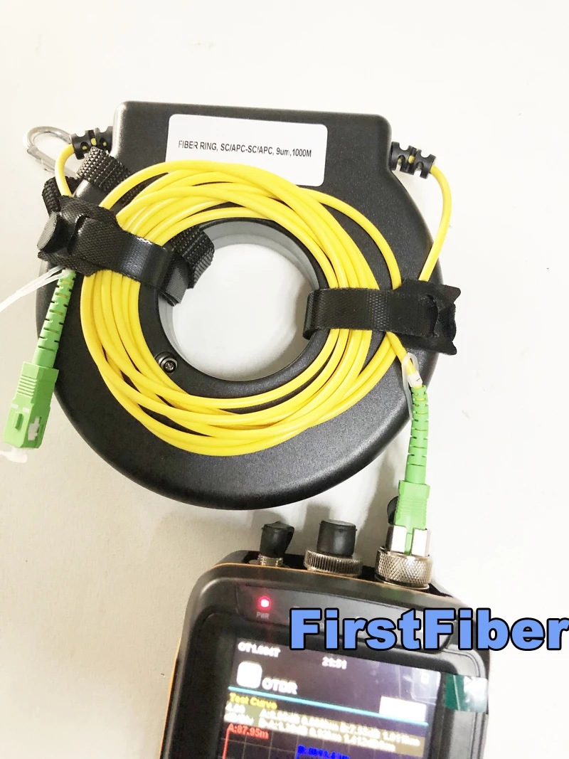 OTDR launch Fiber Reel G657 волоконно-оптический OTDR launch Cable Box волокно Spool launch Fiber кольцо с плетением SC APC/UPC