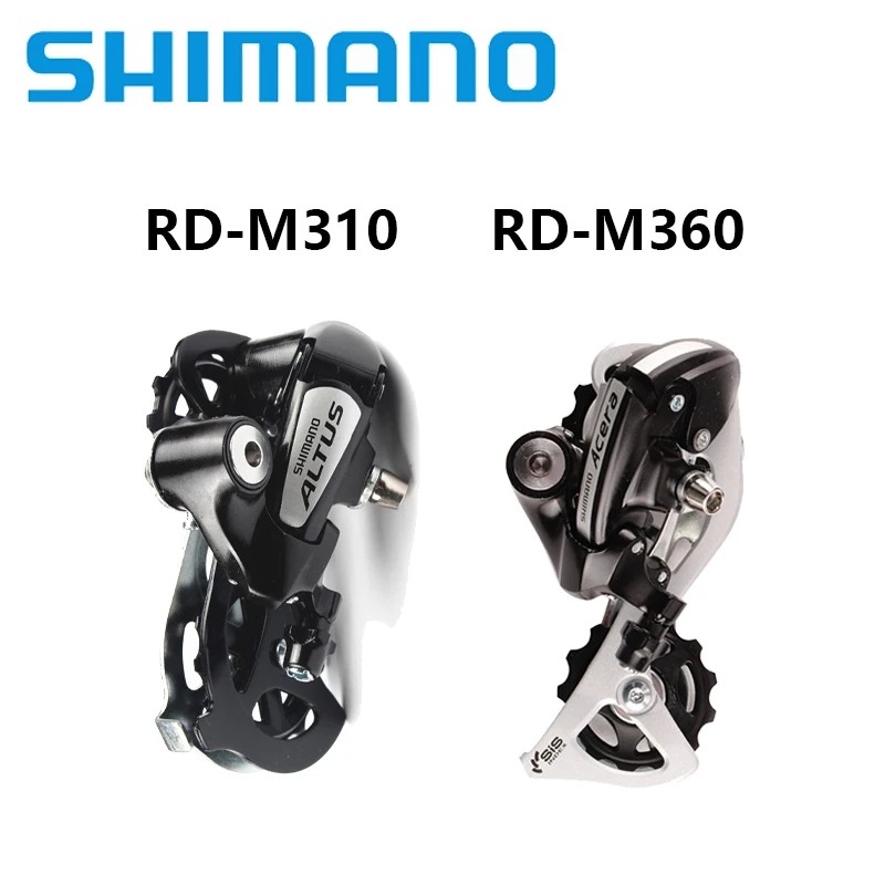 SHIMANO-Desviador traseiro para bicicleta de montanha, Acera RD-M360, M3020, ALTUS RD-M310, 7/8 Speed, 3x7s, 3x8 s, MTB Cycling Accessories