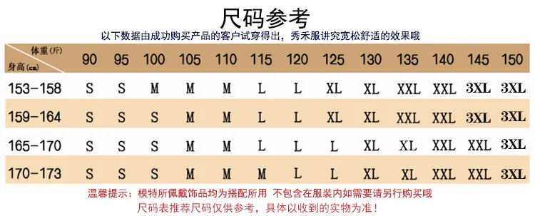 秀禾身高体重参考