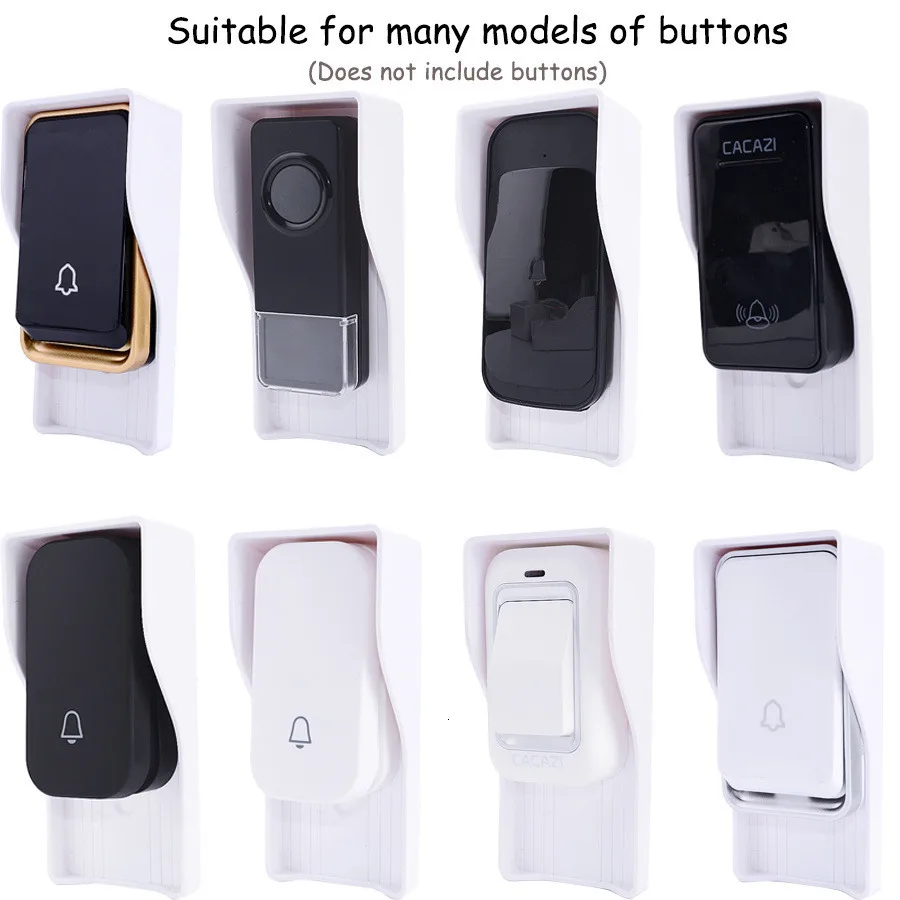 SMATRUL Waterproof cover FOR Wireless Doorbell smart Door Bell ring chime button Transmitter Launchers 2