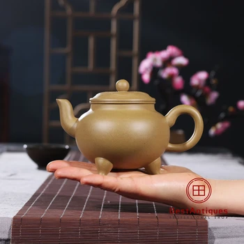 

Yixing Zisha Teapot Purple Clay Teapots Handmade Dabin Ruyi 370cc