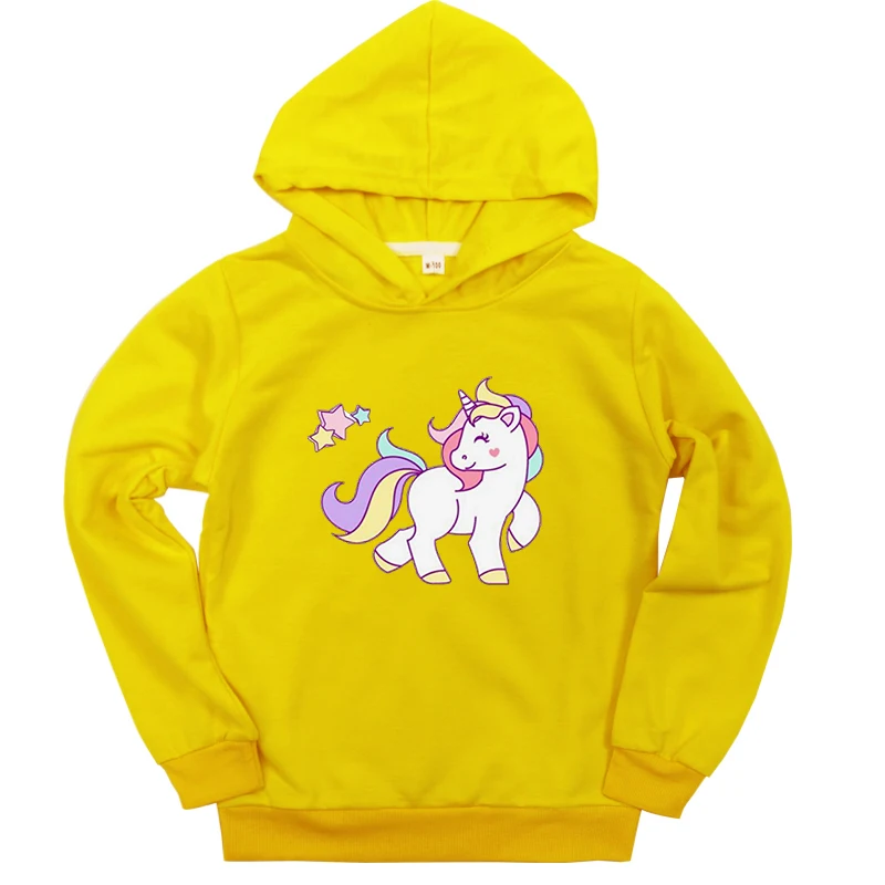 Коллекция года, весенне-осенние свитшоты для малышей Детские толстовки с единорогом для мальчиков и девочек топы с длинными рукавами, детская одежда Moletom Infantil