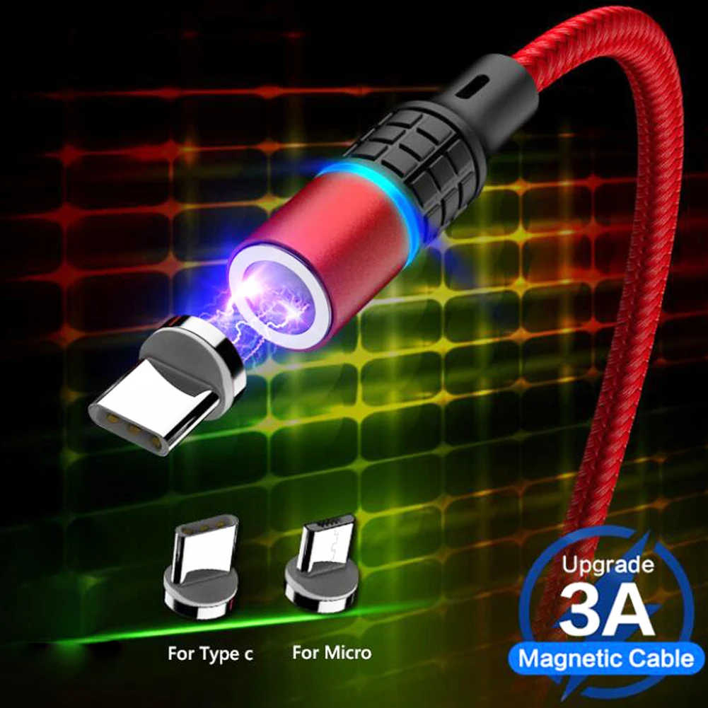 MAYROUND 3AFast зарядка Магнитный Micro usb type C кабель зарядное устройство для huawei mate 30 P30 Lite Pro мобильный телефон зарядка USBC шнур