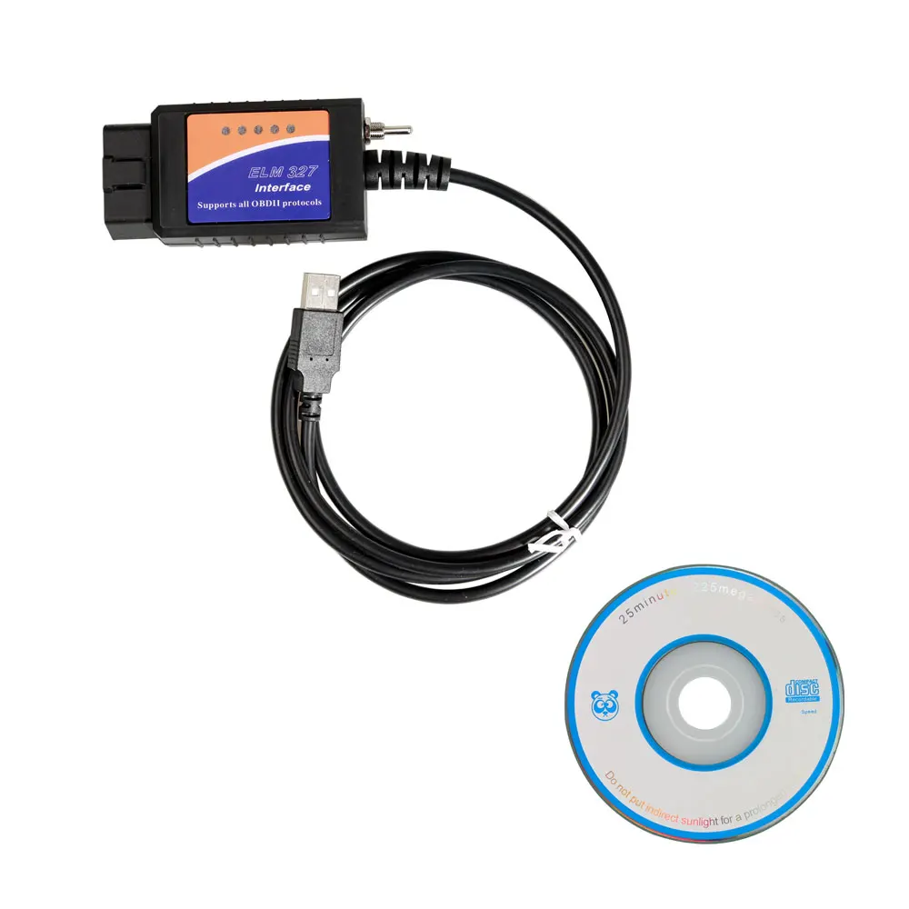 ELM327 USB V1.5 модифицированный код читателя vcds для Ford ELMconfig CH340+ 25K80 чип HS-CAN/MS-CAN OBD2 диагностический инструмент
