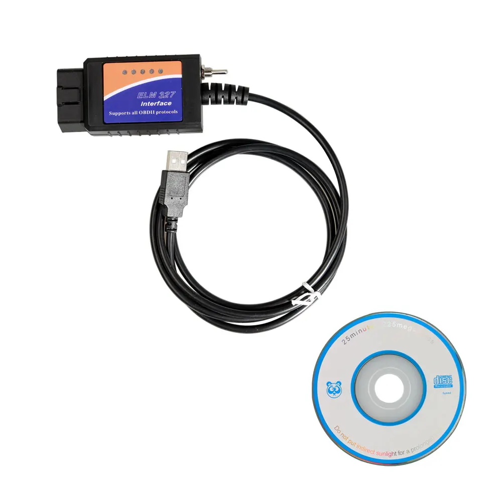 

ELM327 USB V1.5 modified Code Reader vcds for Ford ELMconfig CH340 + 25K80 chip HS-CAN / MS-CAN OBD2 Diagnostic Tool