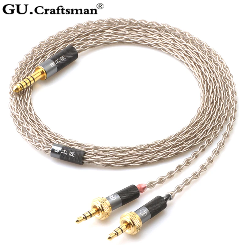 GUCraftsman 6N серебристого цвета для sony MDR-Z1R MDR-Z7 MDR-Z7M2 2,5 мм/4,4 мм Баланс кабель для наушников