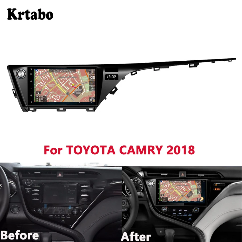 

Car radio Android multimedia player 4G RAM For TOYOTA CAMRY 2018 GPS Touch Screen Radio+AUX IN+DVR+Easy Connect