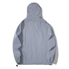 NEW SIZE Night Reflective Jackets Double Fabric Windbreaker Hooded Jacket Men Hip Hop Dancer Waterproof Zipper Coats Outwear 4