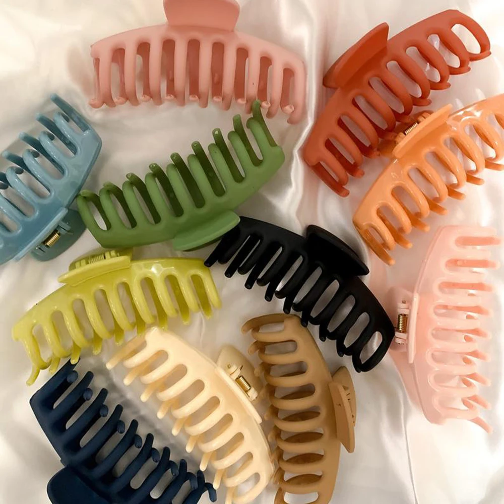 shein hair accessories 2 Pack Large Hair Claw Clips for Woman Girls Nonslip  Strong Hold Hair Clips for Thick Hair Styling Accessories hair clips for fine hair