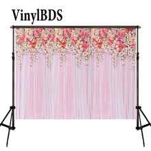 KATE Photography Backdrop 8x8ft Wedding Backdrops Pink Curtain Background Photography Floral Backdrops for Wedding Photocall KATE Photography Backdrop 8x8ft Wedding Backdrops Pink Curtain Background Photography Floral Backdrops for Wedding Photocall