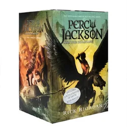5 books Percy Jackson and The Olympians Box Set  English Story Picture Books for Children Learn English Reading Books for Kids