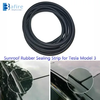

BAFIRE 3 Meters Car Sunroof Car Seal Strip For Tesla Model Noise Reduction Windshield Seal Car Door Rubber Seal Strip