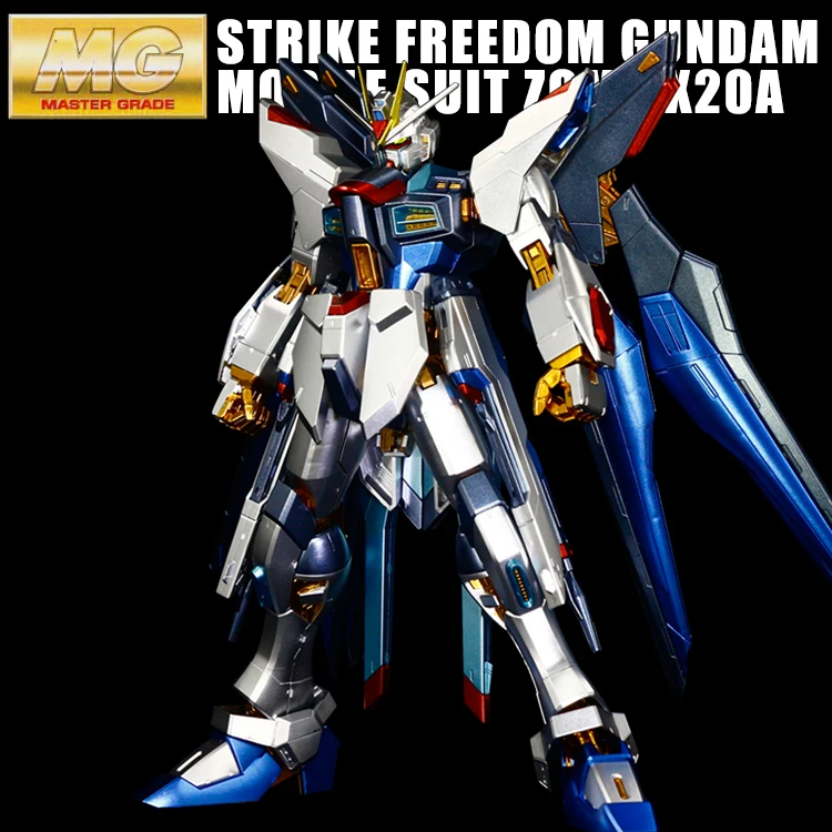 BANDAI MG 1/100 ZGMF-X20A Страйк Фридом Гандам металл цветной сильный атака freeup модель Монтажная скоба Фигурки игрушек