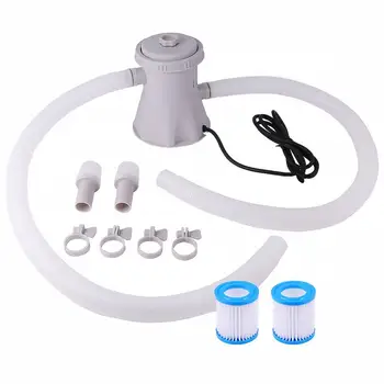 

1 Set of Swimming Pool Electric Filter Pump Swimming Pool Cleaning Tool Circulation Filter With EU UK US Plug