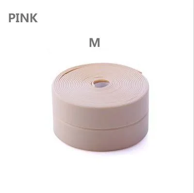 M powder 3.2mx 2.2cm Кухня супер исправление водонепроницаемый и плесени-доказательство ленты кухня шов полосы водонепроницаемый полосы ванная комната туалет зазор стены угловая линия - Цвет: M powder 3.2mx 2.2cm