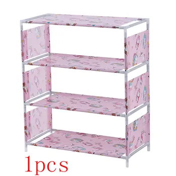 

Simple Dustproof Cloth Shoe Thickened Oxford Cloth Non-Woven Shoe Rack Storage Multi-Layer Shoe Rack