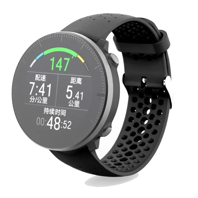 Unisex Soft Silicone Wrist Band Sports Watch Strap for POLAR Vantage M Watch for smart watch