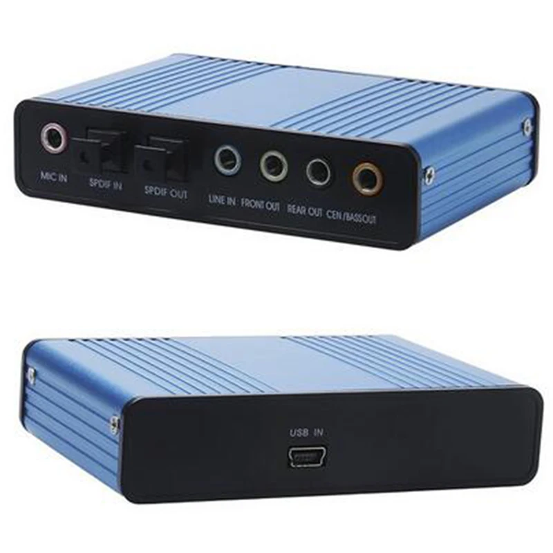 Sound Card 6 Channel 5.1 Optical External Audio Card Converter CM6206 Chipset 100% Brand new and high quality Sound Card 6 Channel 5.1 Optical External Audio Card Converter CM6206 Chipset 100% Brand new and high quality