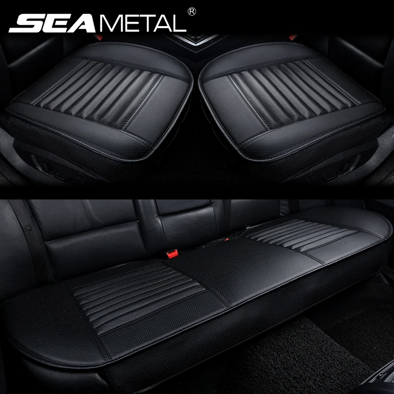 

Seat Covers Car PU Leather Auto Chair Cushion Four Seasons Automobiles Seat Cover Universal Pad Mats Protectors Car Accessories