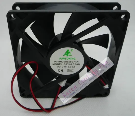 9225 24V 0.25A FSY92B24M E9225X24B 0.3A FD249225ES N YY9225H24B C9225H24SPCP1 7 2 провода Вентилятор охлаждения|cooling