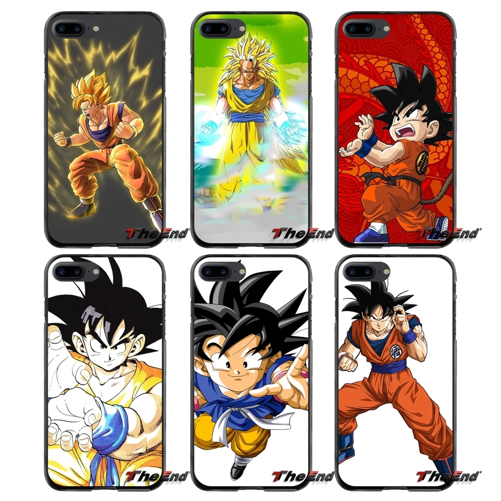 Аксессуары чехлы для телефонов Apple iPhone 4 4s 5 5S 5C SE 6 6 S 7 8 Plus X iPod Touch 4 5 6 Son Goku Dragon Ball