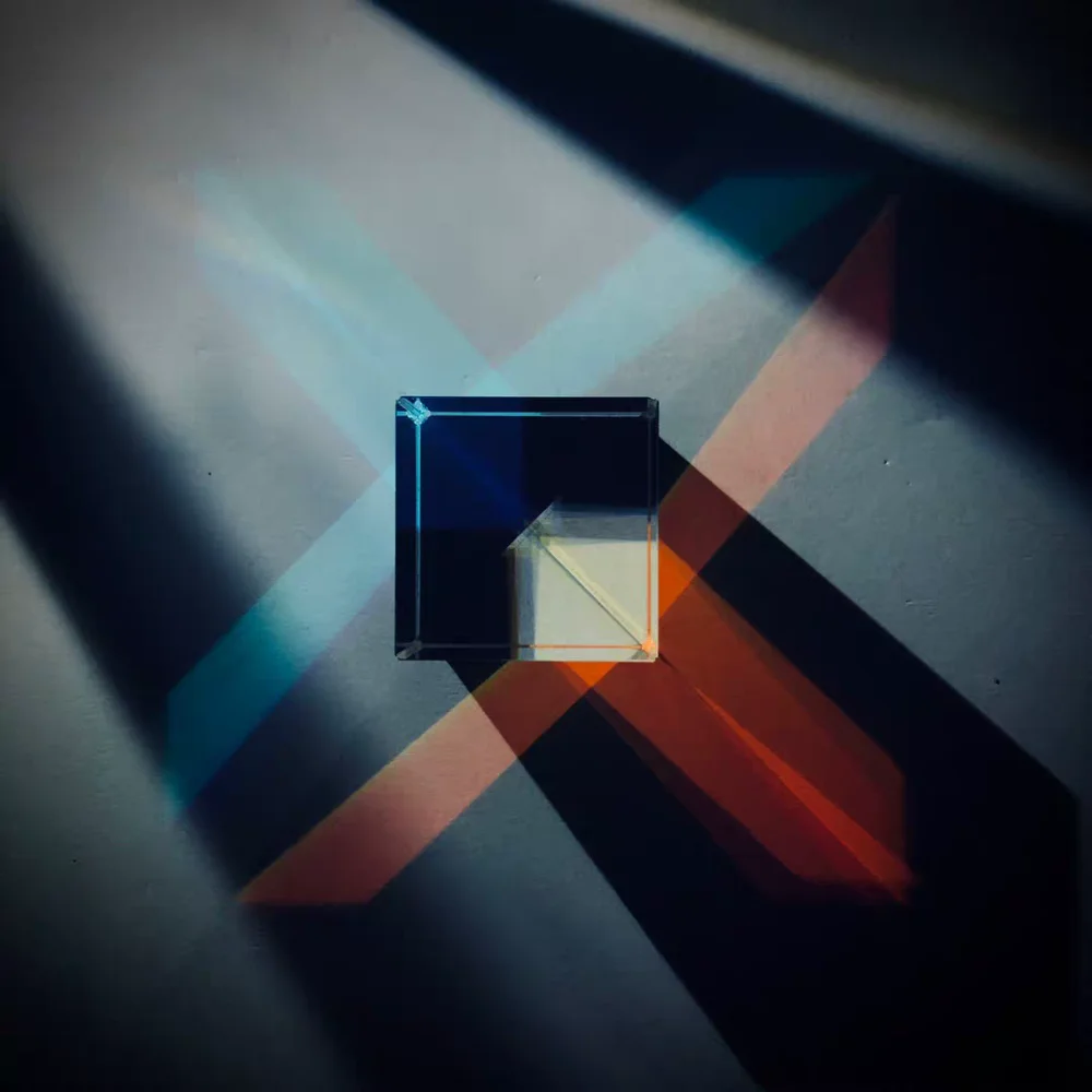 Cube Стекло 28*28*28 мм/1 1*1 1 * 1.1in Цветовая Призма K9 оптический куб для фотографии: 6