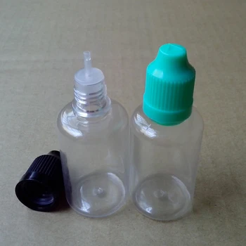 

Wholesale 500pcs/lot Empty Clear PET 50ml dropper bottles Plastic Dropper Bottles With Childproof Cap With Long Thin Tip