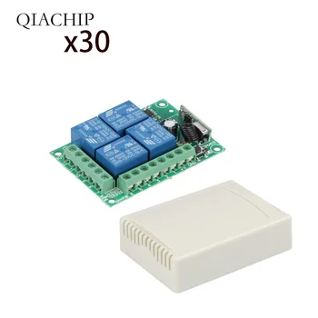 

QIACHIP 433Mhz Universal Wireless Remote Control Switch DC 12V 4 CH RF Relay Receiver Module For Smart Home Garage Gate 433 Mhz