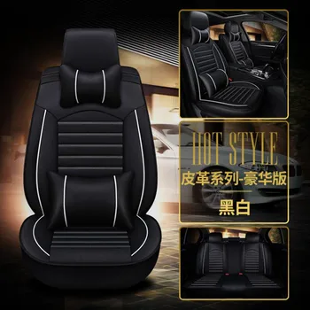 

Front+Rear PU Leather Universal auto seat covers fit Suzuki All Models Jimny Grand Vitara Kizashi Swift SX4 Wagon R Palette