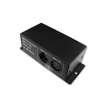 

DMX 512 spi decoder auto-index addressing and code switch 2811/2812/1903/1809 full color dmx512 decoder DC5-24V