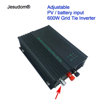 

600W MPPT Solar Grid Tie Inverter Battery Discharge Power DC 24V 36V 48V 72V to AC110V220V