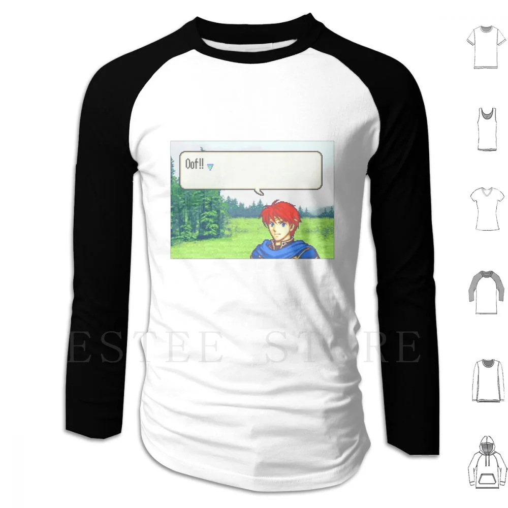 Oliwood Oof !! Felpa Con Cappuccio Manica Lunga Fire Emblem Fire Emblem Fire Emblem Blade Blazing Blade Durandal Eliwood Blazing