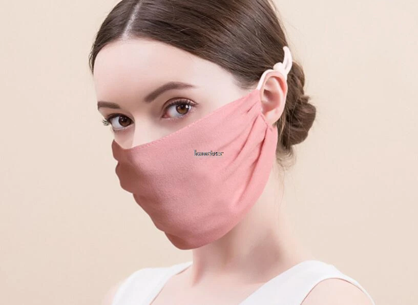 HANRIVER новые летние солнцезащитный крем пыле очистки воздуха легко дыхание женский 100% шелк тутового тонкий комфортные маски