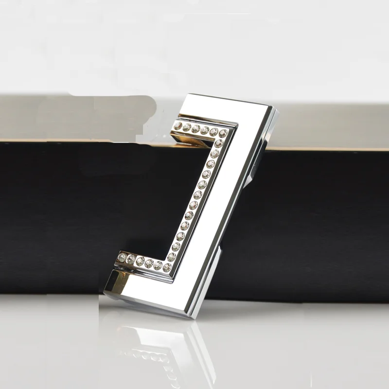 

Zinc Alloy Punch Free Hidden Furniture Pull Handle for Wardrobe and Tatami Drawer