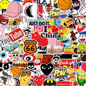 

100Pcs Personalized Stickers Anime Stickers Logo Adventure Time 50Pcs Cute Stickers Car Sticker Skateboard Stickers Moon Phase