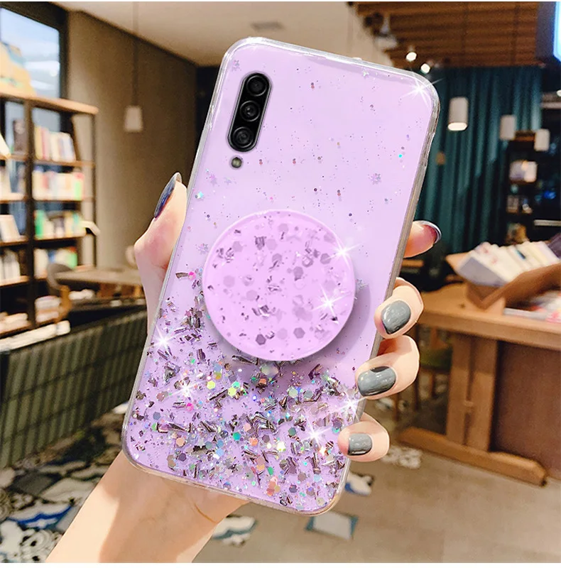 HOT Glitter Phone Case For Galaxy A50 Glitter Phone Cases For