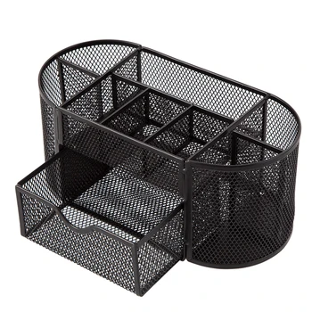 

Comix Mesh Desk Organizer Metal Pen Container Ellipse B2001