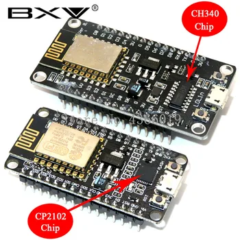 

Wireless module NodeMcu v3 CH340/CP2102 Lua WIFI Internet of Things development board ESP8266 with pcb Antenna and usb port