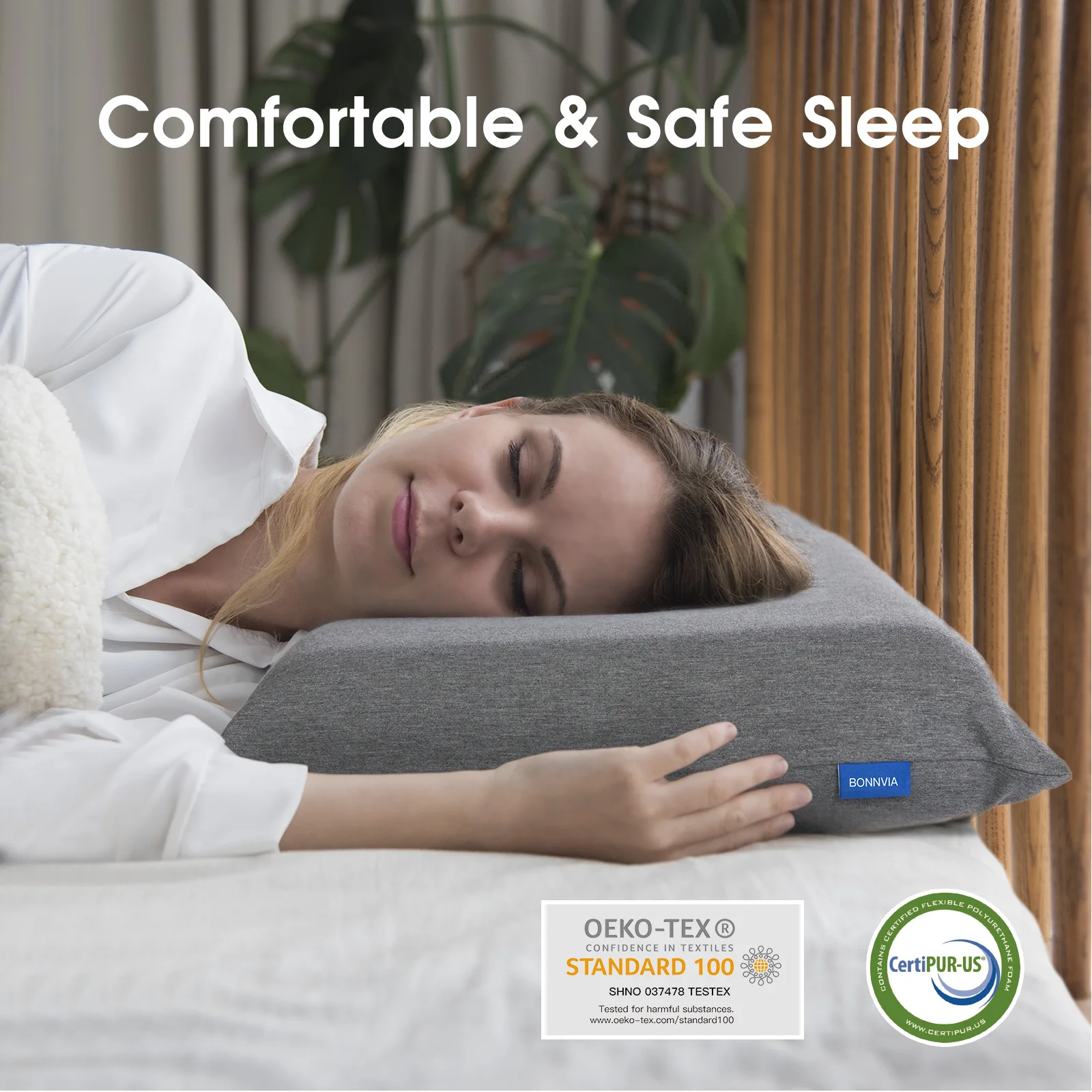 

Наволочка для подушки, наволочка для постельного белья, гладкое домашнее постельное белье для отеля, дома, спальни