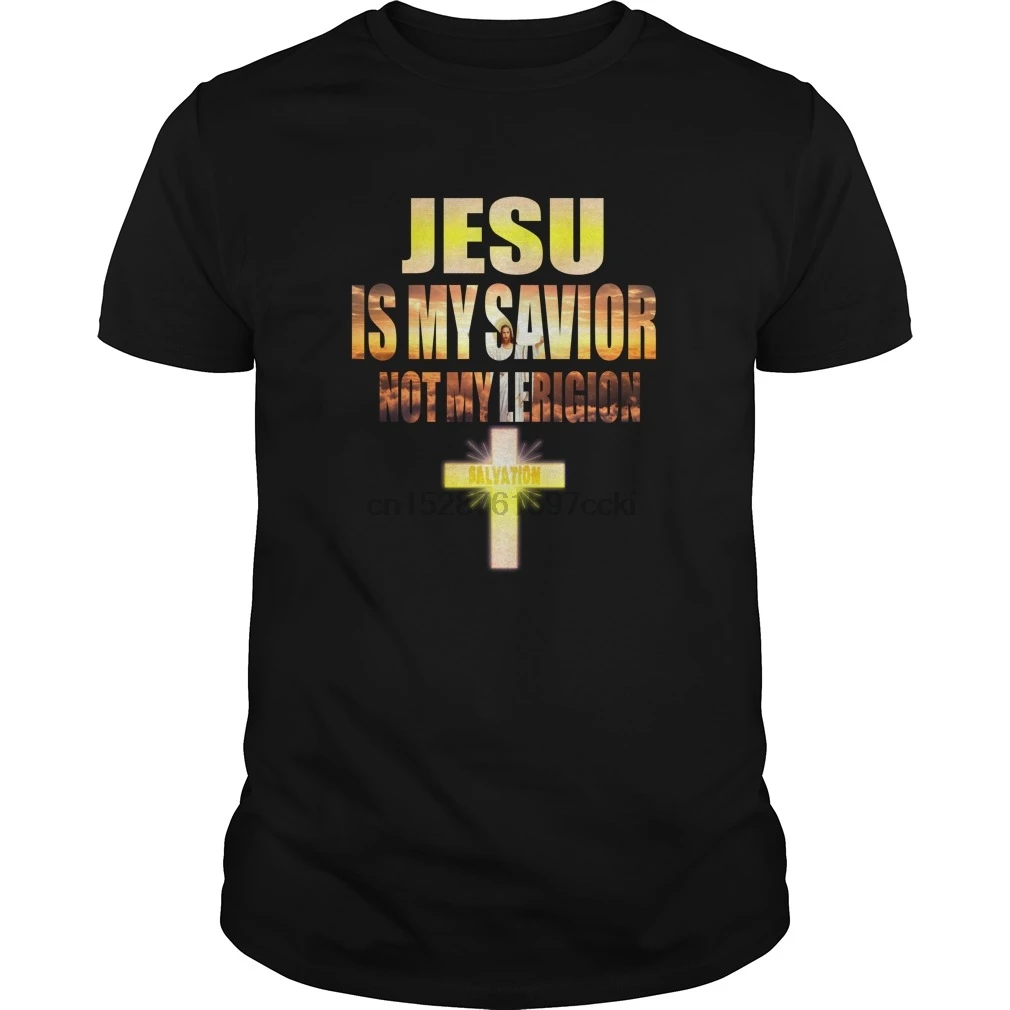 Мужская футболка JESU IS MY SAVIOR крутая с принтом Футболки | одежда