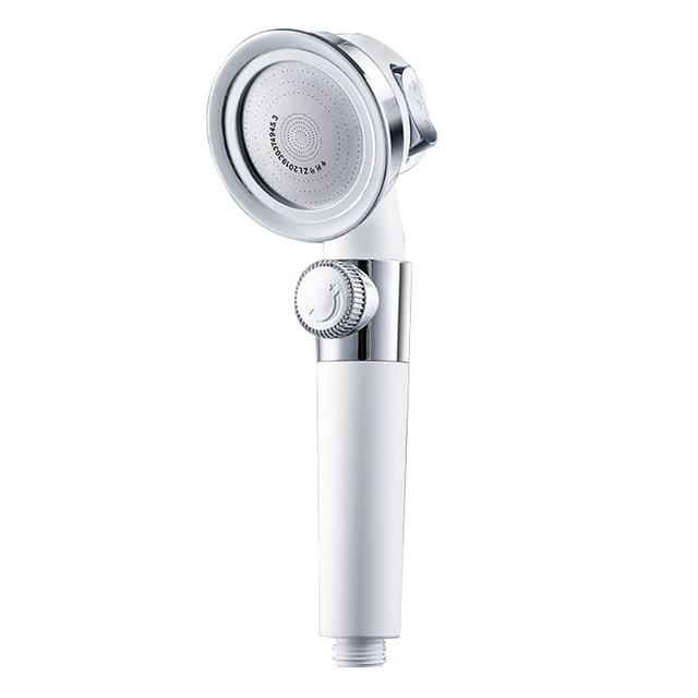 ZhangJi Rainfall Filter Balls Shower Head High Pressure Mist Hose Massage Water Saving SPA Hose Adjustable Bathroom Accessories Yellow