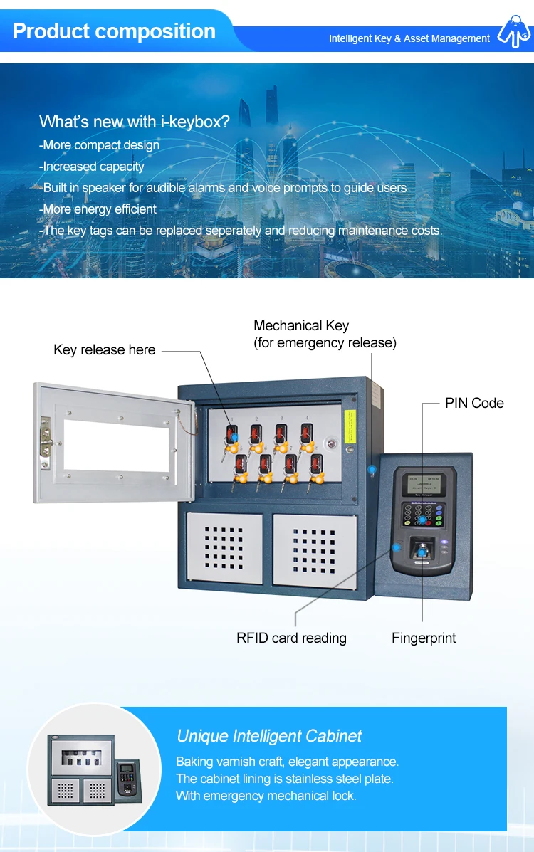 Rfid гостиничный замок rfid шкаф для ключей i-keybox8+ 2A szaflka na klucze
