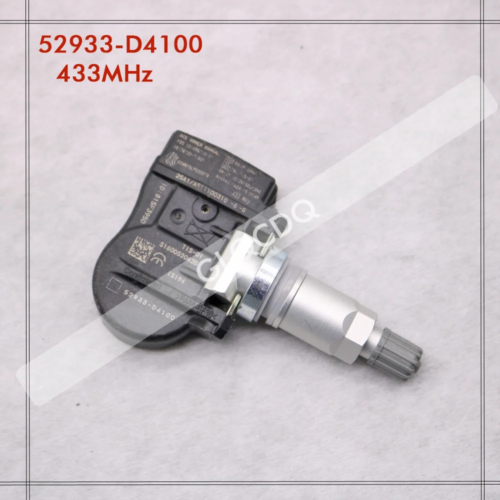 TPMS GENESIS FOR 2016 2017 GENESIS G80 2016-2021 GENESIS G90 Ÿ̾ з  TPMS 433MHz 52933-D4100 52933-F2000 52933D910