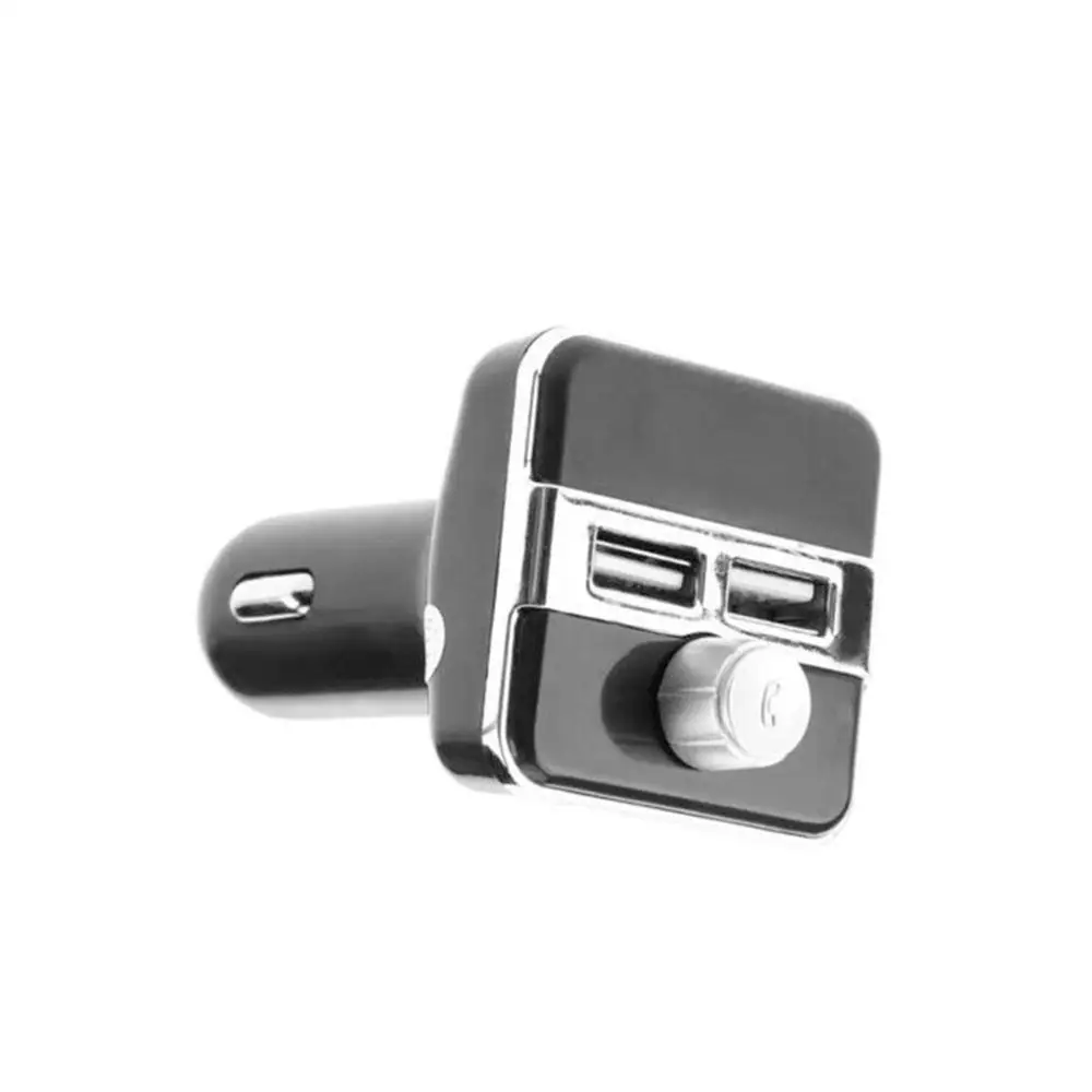 

Car FM Transmitters Dual Usb car charger Adapter Car Socket Plastic 12v outlet with USB V3.0 FM Transmitter Kit