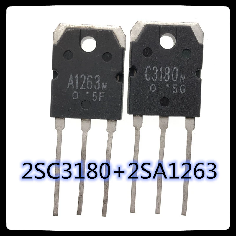 (10PCS-20PCS) 2SC3180+2SA1263 TO-3P 3180+1263 TO3P Audio amplifier pairing tube New and original | Электронные компоненты и