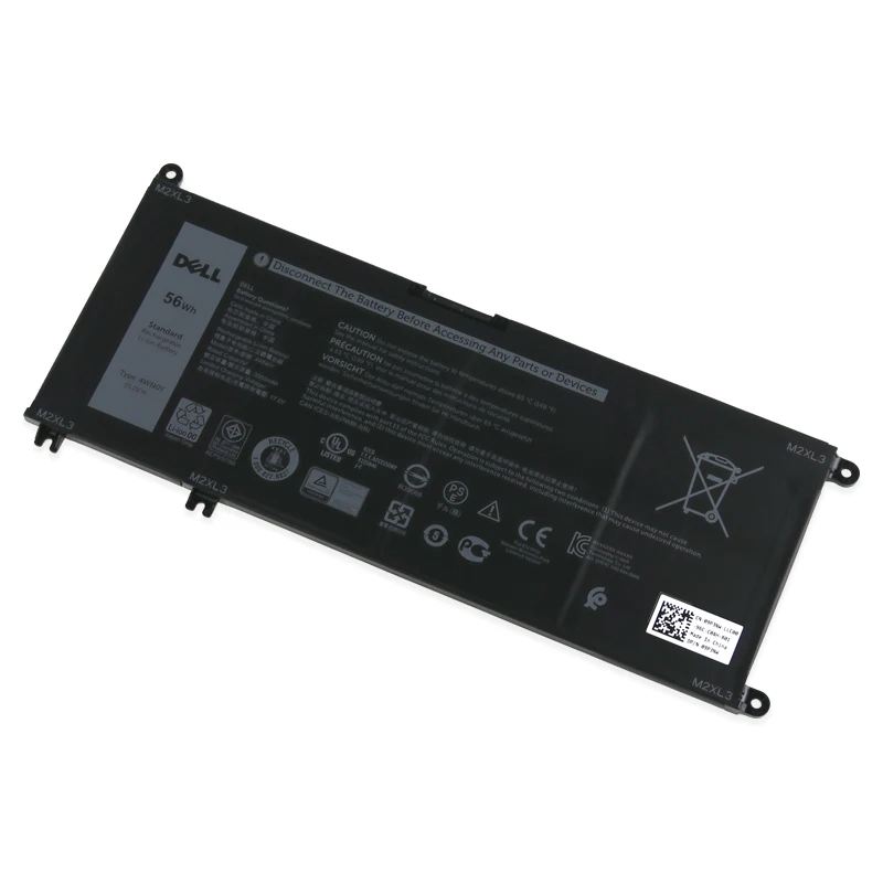 Сменный аккумулятор для ноутбука dell 4WN0Y 15,2 V 56Wh